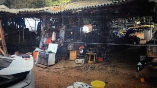 El taller mecànic il·legal de Sant Llorenç de la Muga © ACN