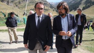 Josep Rull i Ricart Font, aquest matí a la Vall de Núria © ACN