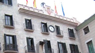 ajuntament, girona, façana