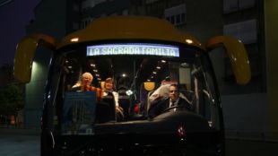 autobus, sagrada família, papa