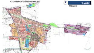 Plànol general del nou POUM de Viladamat © ACN