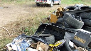 Restes que s'han trobat a la llera del riu Muga