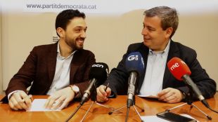 Els diputats gironins al Congrés Jordi Xuclà i Sergi Miquel © ACN
