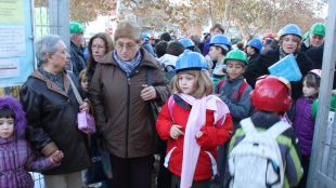 alumnes, ceip punta forcanera, manifestació