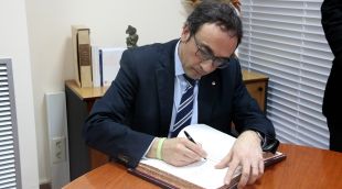 El conseller de Territori, Josep Rull, aquesta tarda
