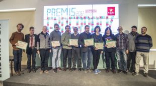 Entrega dels premis Enderrock, ahir a Barcelona