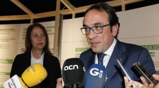 El conseller de Territori i Sostenibilitat, Josep Rull, aquest matí