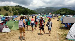 Tendes de campanya al darrer festival Clownia