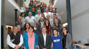 Salvador Balliu amb els integrants del curs