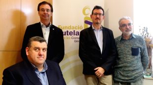 D'esquerra a dreta: Josep Maria Solé, Pere Cornellà, Lluís Marroyo i Xavier Vallvé
