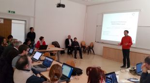 Un instant d'una sessió del projecte a Pàdua