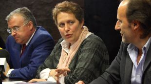 Isabel Muradàs com a alcaldessa en funcions el gener de 2016