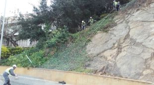 Instal·lació de la malla metàl·lica