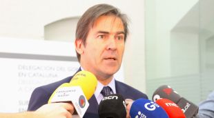 El subdelegat del govern espanyol a Girona, Juan Manuel Sánchez-Bustamante, aquest matí
