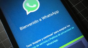 Pantalla de benvinguda de Whatsapp