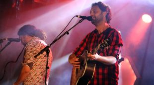 Joan Enric Barceló, actuant en el darrer concert de l'Strenes