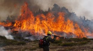 Imatge d'una de les cremes controlades efectuades aquesta temporada al Pirineu