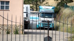 Imatge exterior de l'empresa de transports on ha tingut lloc l'accident laboral mortal