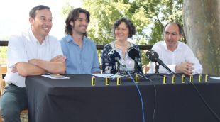 D'esquerra a dreta; Pep Berga, Xavier Bayona, Ramon Bosch i Bet Capdeferrro
