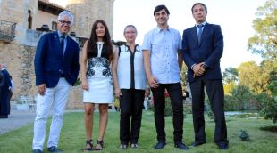 D'esquerra a dreta: Octavi Bono, Mireia Tetas, Cristina Budó, Josep Serra i Xavier Espasa