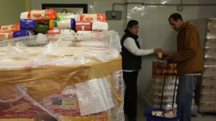 distribució, aliments, salt