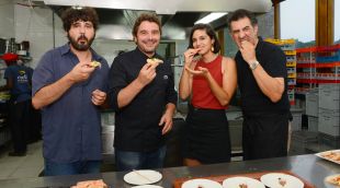 D'esquerra a dreta; Marcel Bagés, Jordi Jacas, Maria Arnal i Fabián Martín