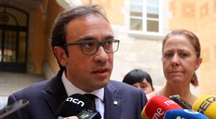 El conseller de Territori, Josep Rull, aquest matí