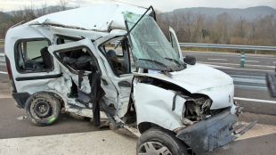 accident, besalú, cerro, cotxe