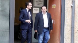 Els advocats de l'acusació particular en el cas de l'inflable de Caldes, Carles Alabau i Javier Soria