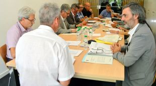 Reunió del Consorci Illa de Blanes integrat per Generalitat i Ajuntament celebrada avui