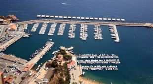 Perspectiva aèria del Port de Sant Feliu de Guíxols
