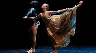 Arnaud Mahouy (Bèstia) i Claire Lonchampt, ahir a Peralada