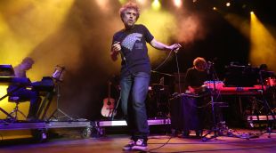 Iván Ferreiro, l'estrella de la nit ahir a Cap Roig