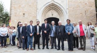 Instant previ a la inauguració i benedicció