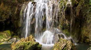 Pla general del gorg del Molí dels Murris, situat al terme municipal de les Planes d'Hostoles