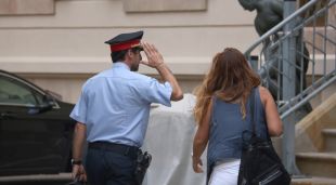 El comissari general de coordinació territorial dels Mossos, Ferran López, arriba a la primera reunió convocada per Diego Pérez de los Cobos