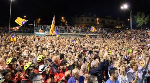 Pla general de la pista on s'ha fet l'acte