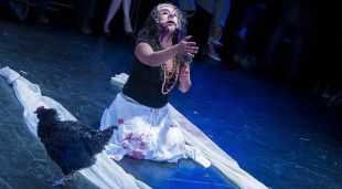 Una imatge de l'espectacle 'Mendoza' de Los Colochos Teatro