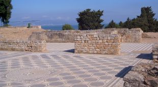 Un dels espais visitables del jaciment d'Empúries