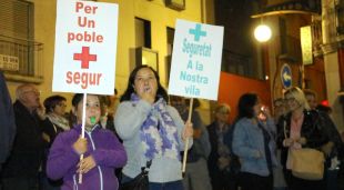 Els veïns el passat 18 d'octubre es van manifestar reclamant més seguretat
