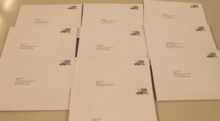 Les cartes que els treballadors de la Generalitat a Girona han fet arribar als consellers empresonats i als Jordis