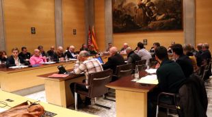 Ple de la Diputació de Girona que s'ha celebrat avui