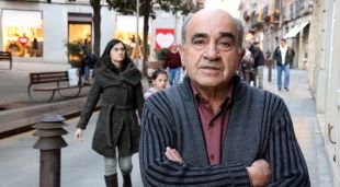 El president de Girona Centre Eix Comercial, Josep Maria Noguer, en un carrer de Girona