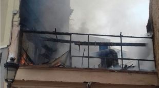 Incendi a Sant Feliu de Guíxols el passat 7 de gener