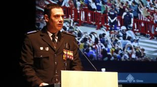 El cap de la Policia Municipal de Girona, l'inspector Joan Jou, aquest matí