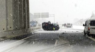 Un dels vehicles accidentats