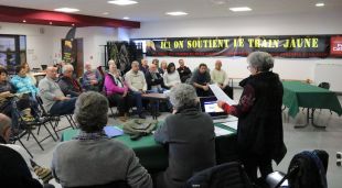 Pla general de l'assemblea que els veïns han celebrat avui