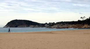 La platja de Castell de Palamós, una de les poques que encara queden verges a la Costa Brava