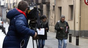 L'advocada de la defensa del doble crim de Susqueda arribant als jutjats