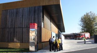 Inauguració del parc de Bombers, el 2014